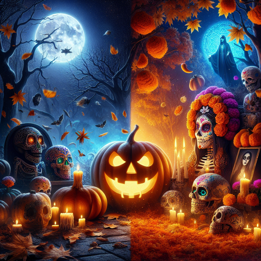 Celebraciones que Conectan: Descubre el Vínculo Entre Halloween y el Día de Muertos