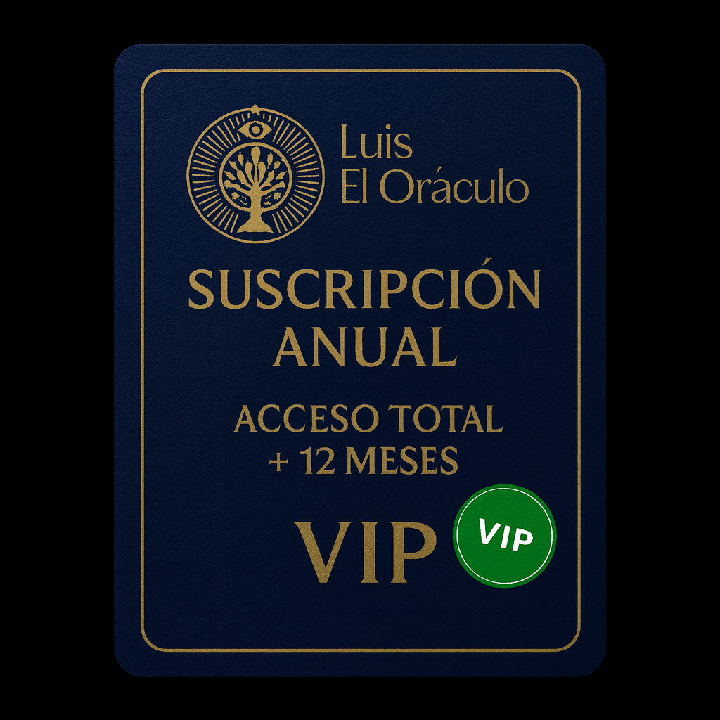 Suscripción Anual Oráculo de la Suerte – Acceso Total (Anual)