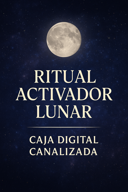 Ritual Activador Lunar – Caja Digital Canalizada 🌕 Edición especial Luna Nueva– Abril 2025